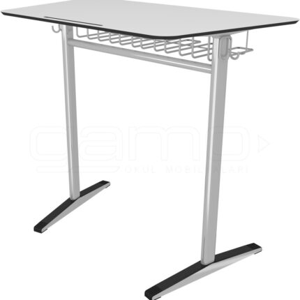 GM001-602 Açılı Ayaklı Kompakt Okul Sırası, Öğrenci Sırası, Kolej Sırası, Dershane Sırası, Sınıf Sırası