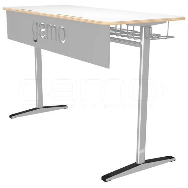 GM002-608-Ikili-Laminat-Ogrenci-Sirasi GM002-608 İkili Laminat Okul Sırası, Öğrenci Sırası, Kolej Sırası, Dershane Sırası, Sınıf Sırası - Görsel 1