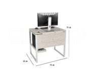 GM008-101 Bilgisayar Masası, Okul Öğrenci Bilgisayar Laboratuvarı Masası - Görsel 2