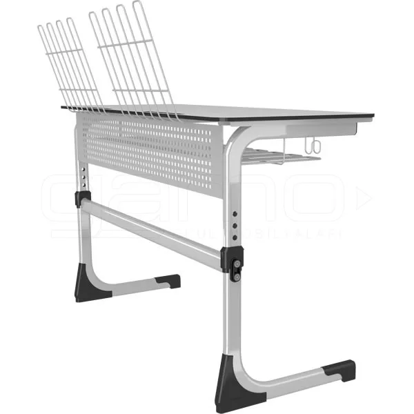 GM022-1011-Ayarlanabilir-Ikili-Kompakt-Muzik-Sirasi GM022-1011 Ayarlanabilir İkili Kompakt Müzik Sırası, Öğrenci Etkinlik Sırası - Görsel 1