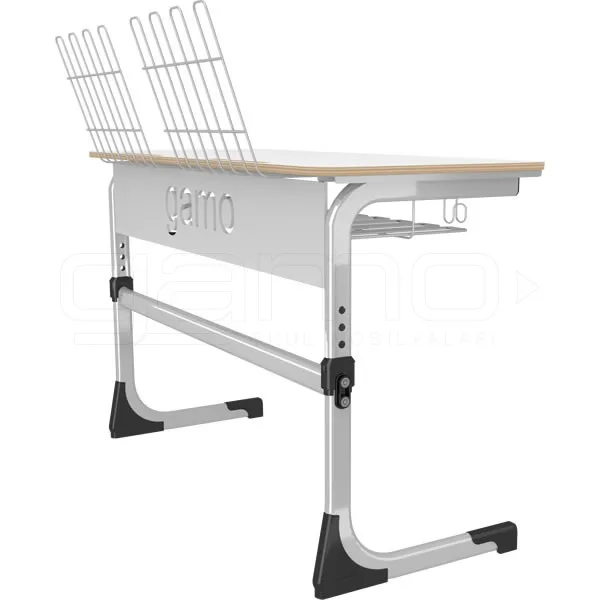 GM022-1014 Ayarlanabilir İkili Laminat Müzik Sırası, Öğrenci Etkinlik Sırası - Görsel 1