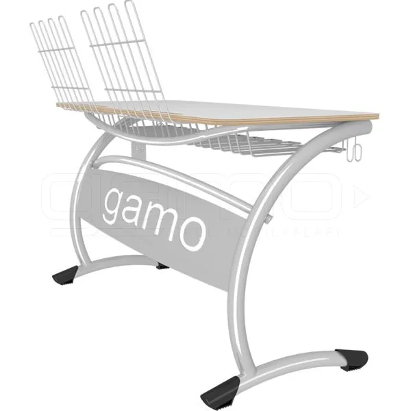 GM022-113 İkili Laminat Müzik Sırası, Öğrenci Etkinlik Sırası - Görsel 1