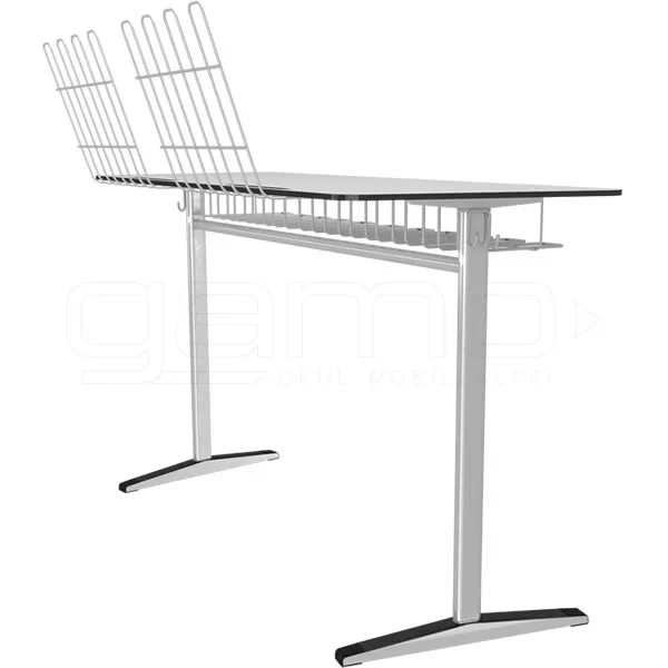 GM022-612-Ikili-Acili-Ayakli-Kompakt-Muzik-Sirasi GM022-612 İkili Açılı Ayaklı Kompakt Müzik Sırası, Öğrenci Etkinlik Sırası - Görsel 1