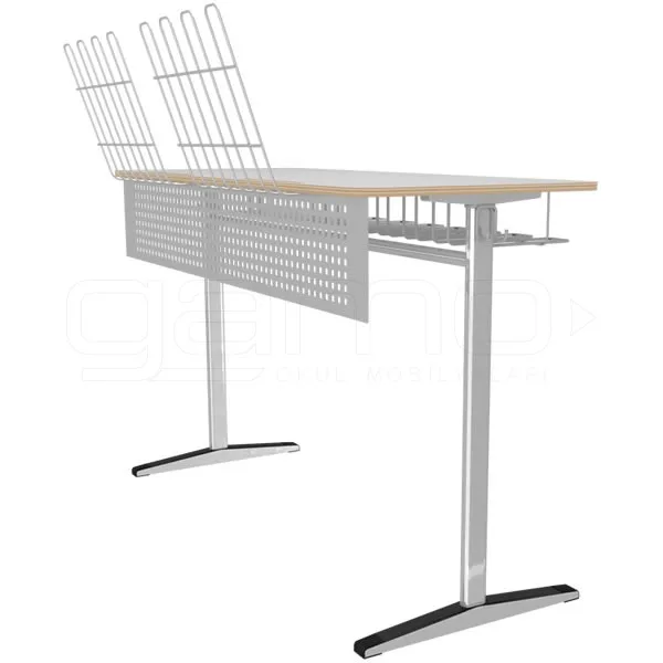 GM022-617 İkili Laminat Müzik Sırası, Öğrenci Etkinlik Sırası - Görsel 1