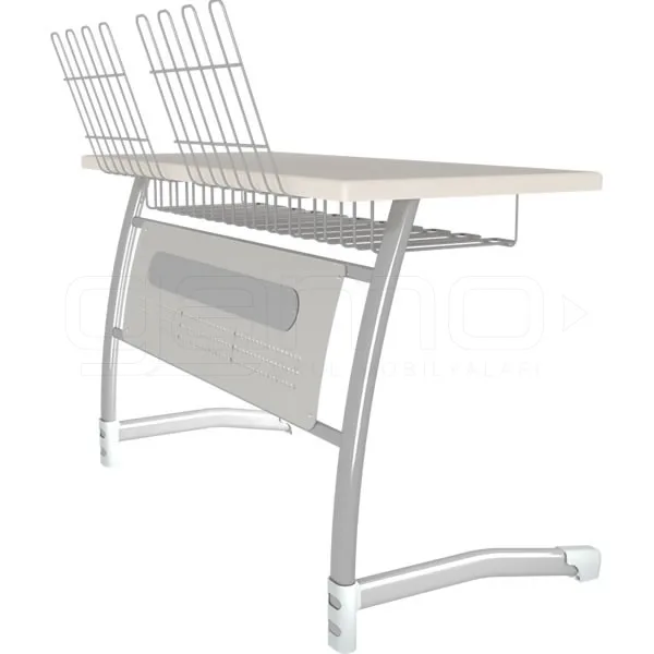 GM022-813-Ikili-Kompakt-Muzik-Sirasi GM022-813 İkili Werzalit Müzik Sırası, Öğrenci Etkinlik Sırası - Görsel 1