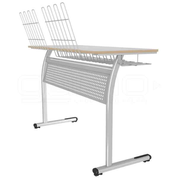 GM022-914 İkili Laminat Müzik Sırası, Öğrenci Etkinlik Sırası - Görsel 1