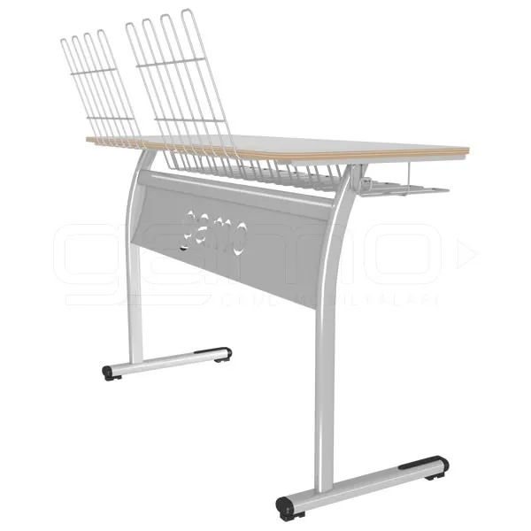 GM022-915-Ikili-Laminat-Muzik-Sirasi GM022-915 İkili Laminat Müzik Sırası, Öğrenci Etkinlik Sırası - Görsel 1