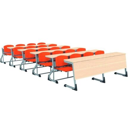 GM024-103 Dörtlü Ahşap Amfi Sırası