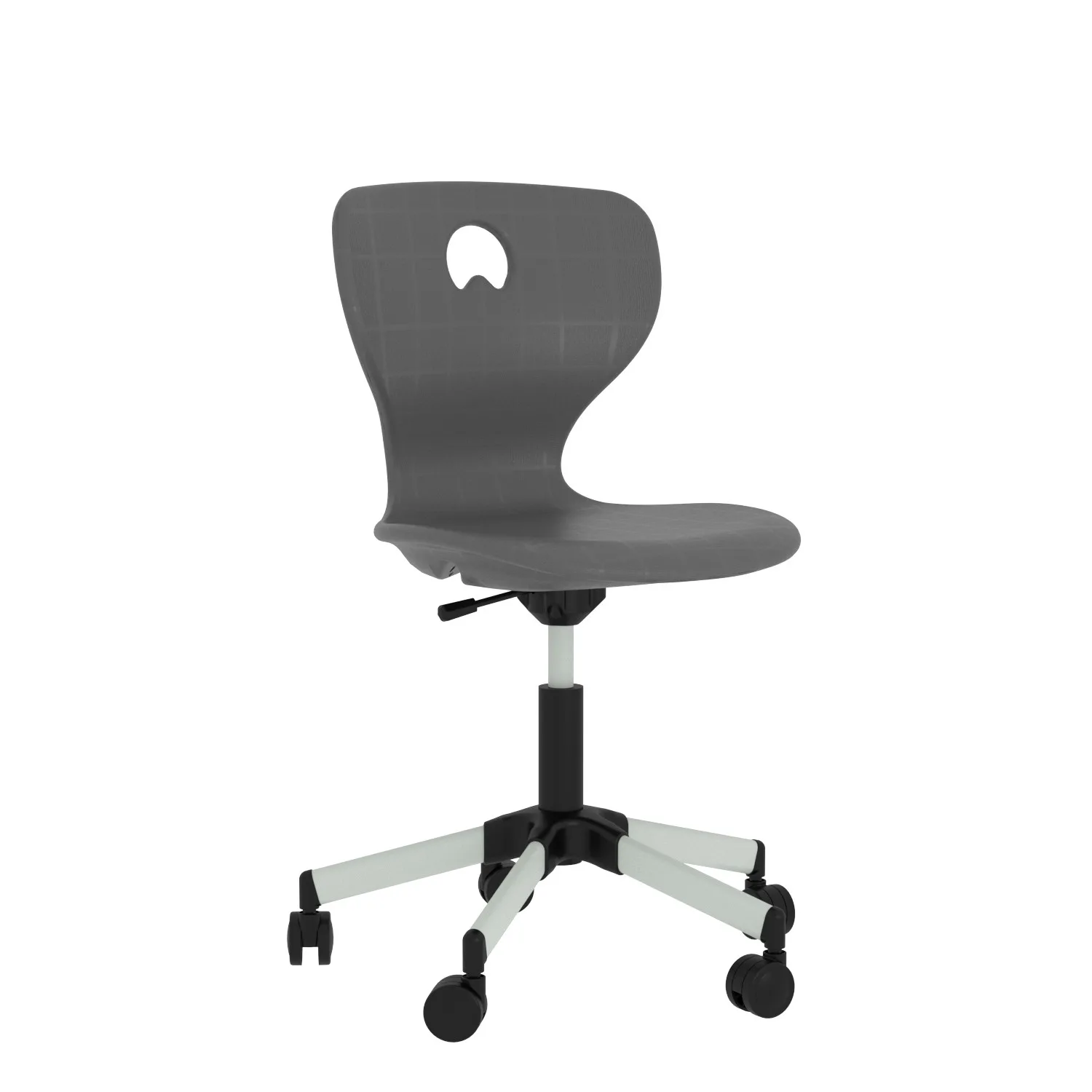 Koç Yıldız Ayak Gri (Antrasit)-1 Koç Döner Monoblok Sandalye - Görsel 1