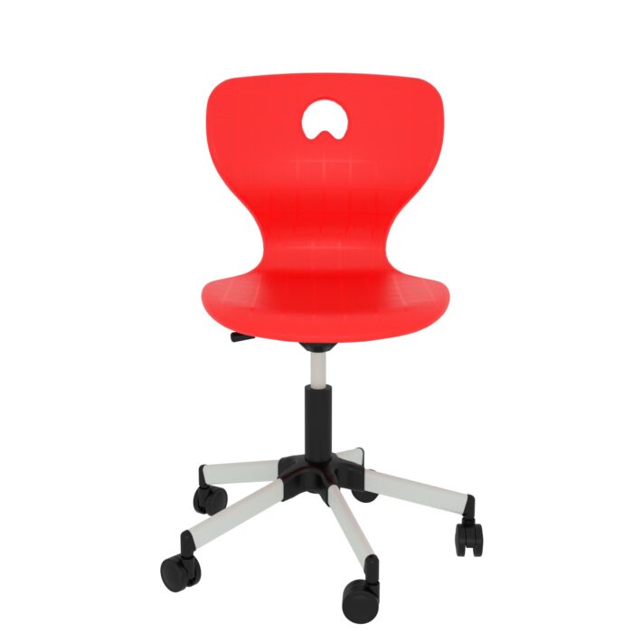 Koç Döner Monoblok Sandalye Kırmızı - Görsel 2