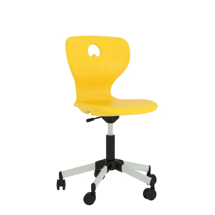 Koç Döner Monoblok Sandalye Sarı - Görsel 1