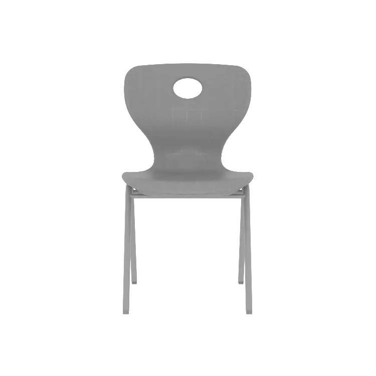 Valentina Monoblok Sandalye Gri - Görsel 1