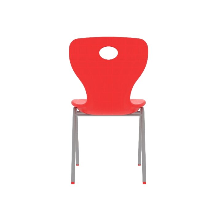 VALENTINA-A-Ayak-Kirmizi-4.jpg Valentina Monoblok Sandalye Kırmızı - Görsel 4