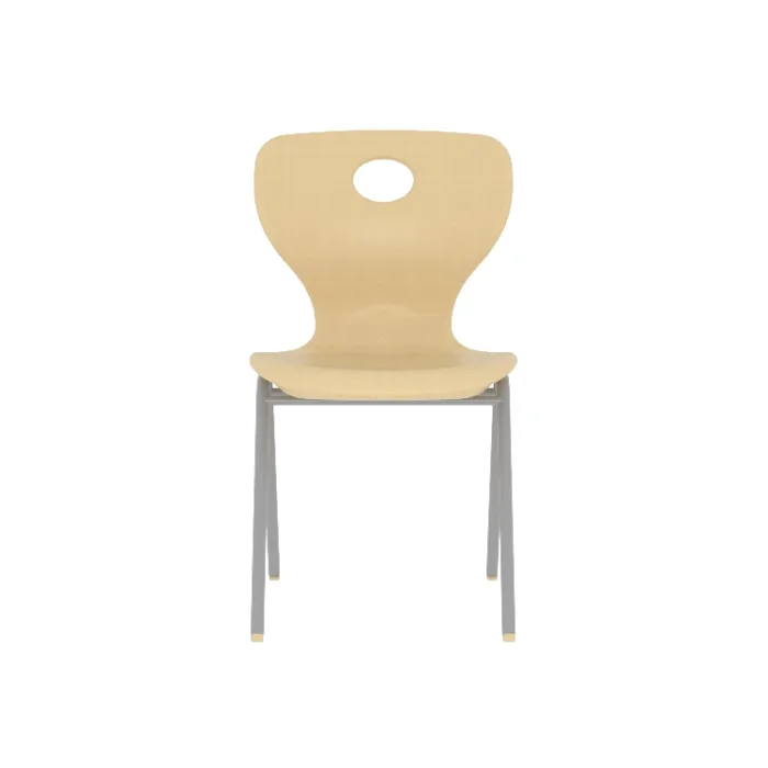 Valentina Monoblok Sandalye Krem - Görsel 1