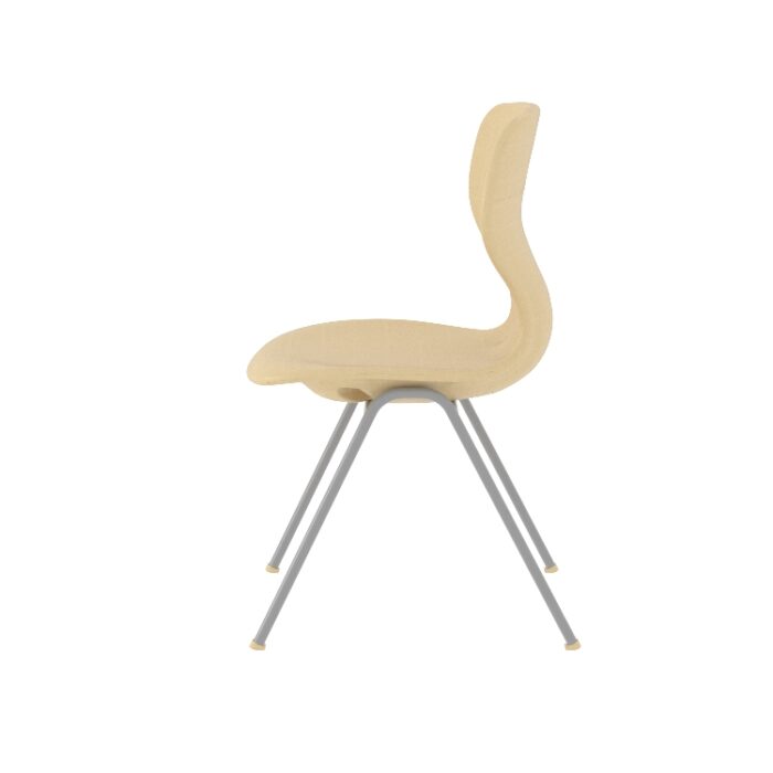 Valentina Monoblok Sandalye Krem - Görsel 3