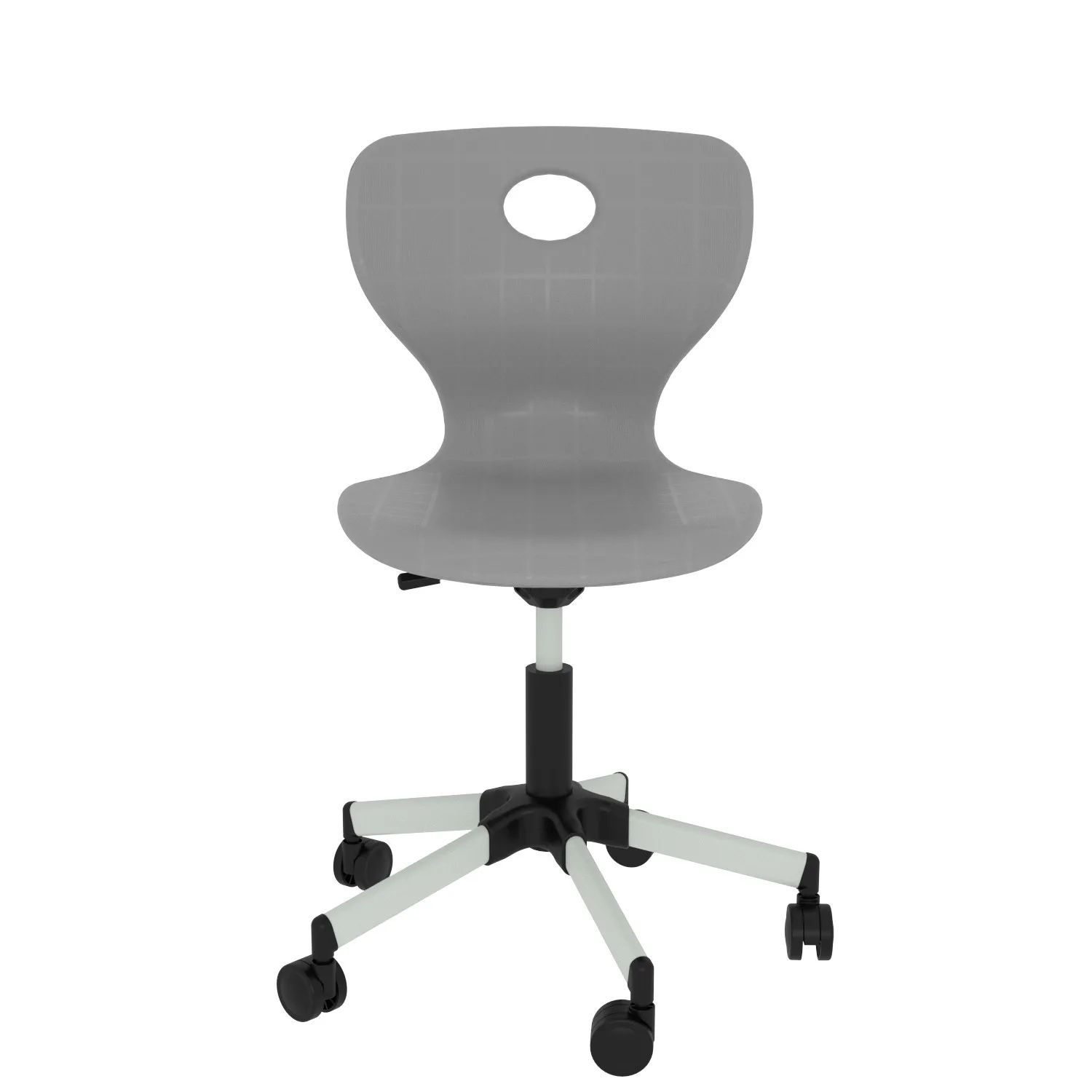 Valentina-Yildiz-Ayak-Gri-2-jpeg.webp Valentina Döner Monoblok Sandalye Gri - Görsel 1