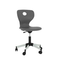 Valentina Döner Monoblok Sandalye Antrasit Gri - Görsel 2