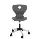 Valentina Döner Monoblok Sandalye Antrasit Gri