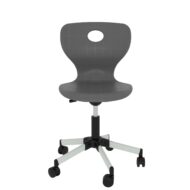 Valentina Döner Monoblok Sandalye Antrasit Gri