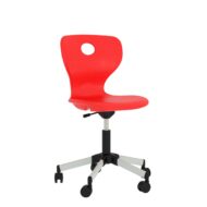 Valentina Döner Monoblok Sandalye Kırmızı - Görsel 2