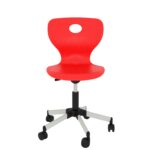 Valentina Döner Monoblok Sandalye Kırmızı