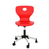 Valentina Döner Monoblok Sandalye Kırmızı