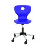 Valentina Döner Monoblok Sandalye Mavi