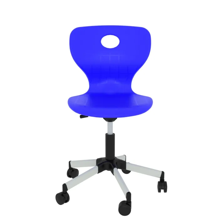 Valentina Döner Monoblok Sandalye Mavi - Görsel 1