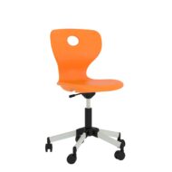 Valentina Döner Monoblok Sandalye Turuncu - Görsel 2