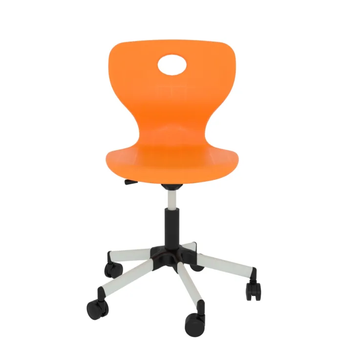 Valentina Döner Monoblok Sandalye Turuncu - Görsel 1